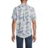 Men's Traditional Fit Short Sleeve Linen Shirt, Back