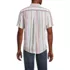 Men's Traditional Fit Short Sleeve Linen Shirt, Back