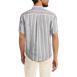 Men's Traditional Fit Short Sleeve Linen Shirt, Back
