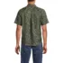 Men's Traditional Fit Short Sleeve Linen Shirt, Back