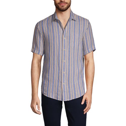 Chemise en lin manches courtes homme made in France, en précommande !