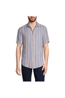 Men's Short Sleeve Linen Shirt