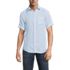 Men's Traditional Fit Short Sleeve Linen Shirt, Front