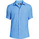 Men's Traditional Fit Short Sleeve Linen Shirt, Front