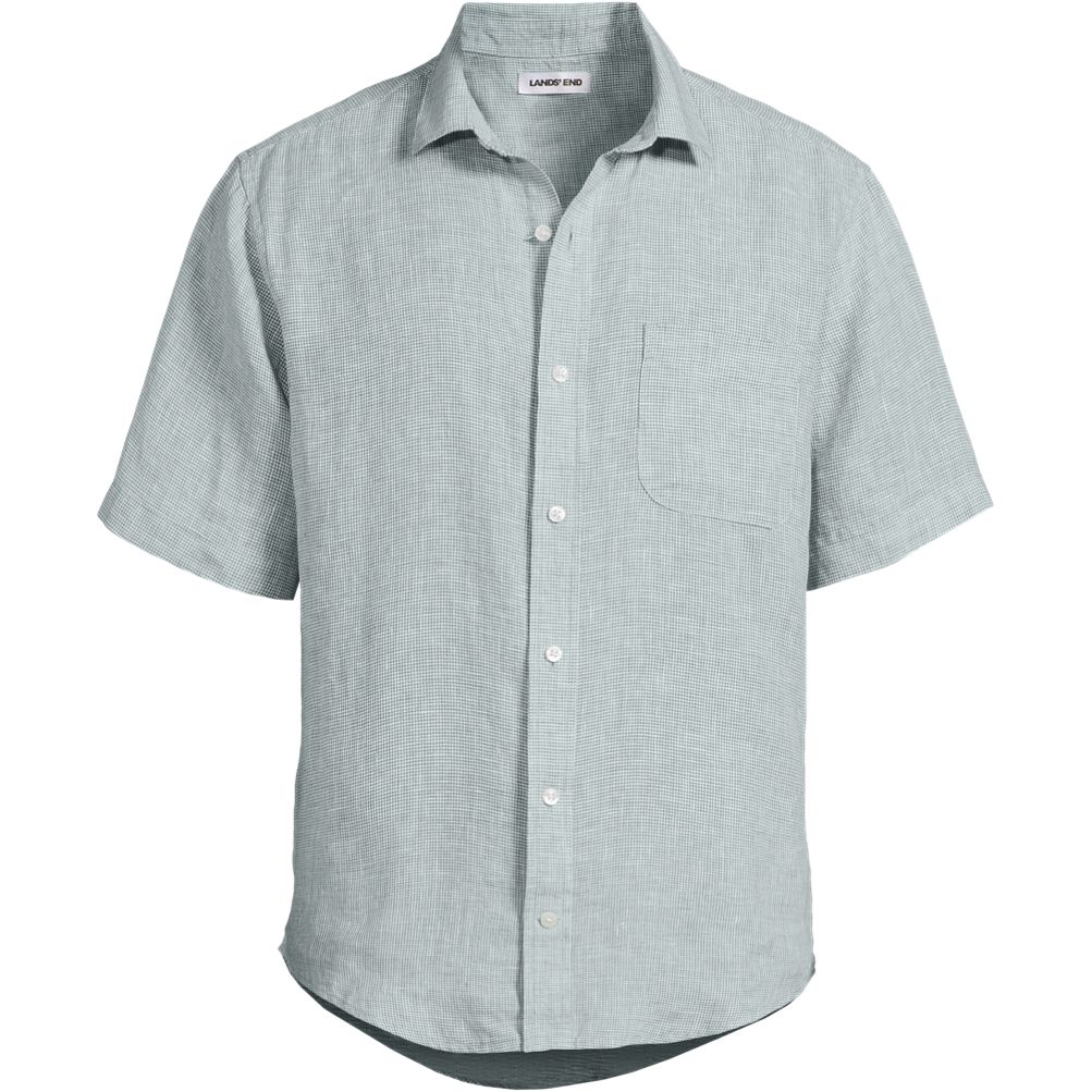 knee length dresses for ladies Men's Hudson Shirt in Garment Dyed Linen