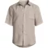 Men's Traditional Fit Short Sleeve Linen Shirt, Front