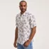 Men's Tall Traditional Fit Short Sleeve Linen Shirt, alternative image