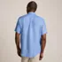 Men's Traditional Fit Short Sleeve Linen Shirt, Back