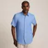 Men's Traditional Fit Short Sleeve Linen Shirt, Front