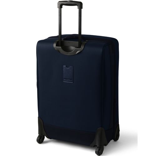 Travel Checked Rolling Luggage Bag, Back