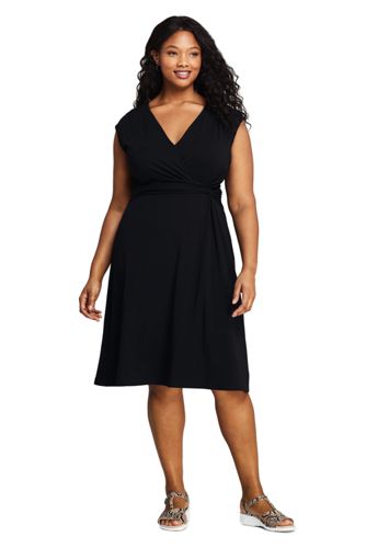 lands end plus size dresses