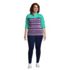 Women's Plus Size Heritage Fleece Snap Neck Pullover, alternative image