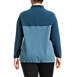 Women's Plus Size Heritage Fleece Snap Neck Pullover, Back