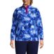 Women's Plus Size Heritage Fleece Snap Neck Pullover, Front