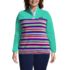 Women's Plus Size Heritage Fleece Snap Neck Pullover, Front