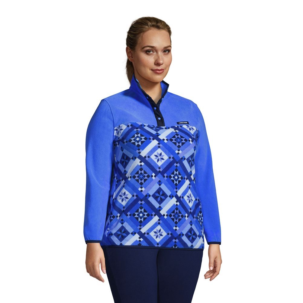 Lands' End Women's Long Sleeve High Pile Fleece Sweatshirt : Target