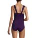 Women's Long SlenderSuit Grecian Tummy Control Chlorine Resistant One Piece Swimsuit, Back