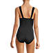Women's D-Cup SlenderSuit Grecian Tummy Control Chlorine Resistant One Piece Swimsuit, Back