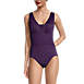 Women's Mastectomy SlenderSuit Grecian Tummy Control Chlorine Resistant One Piece Swimsuit, Front