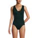 Women's Long Torso Slender Suit Grecian One Piece Swimsuit, Front