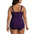 Women's Plus Size SlenderSuit Grecian Low Leg One Piece Swimsuit, Back