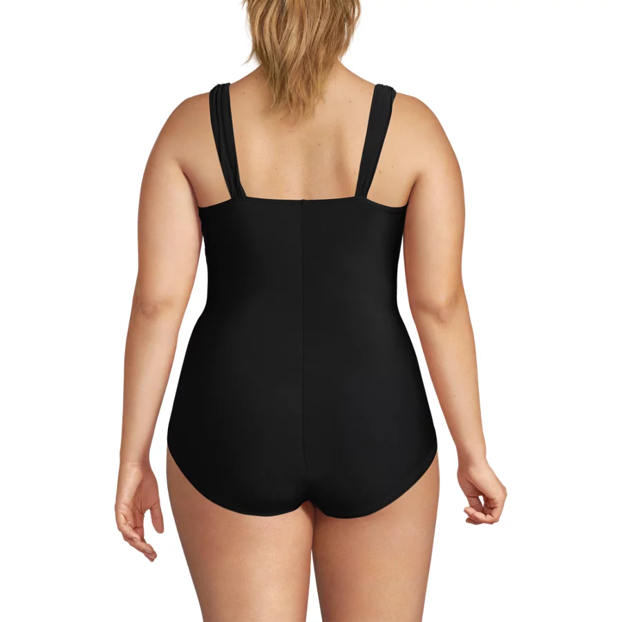 Women's Slendersuit Grecian Low Leg One Piece Swimsuit view 4