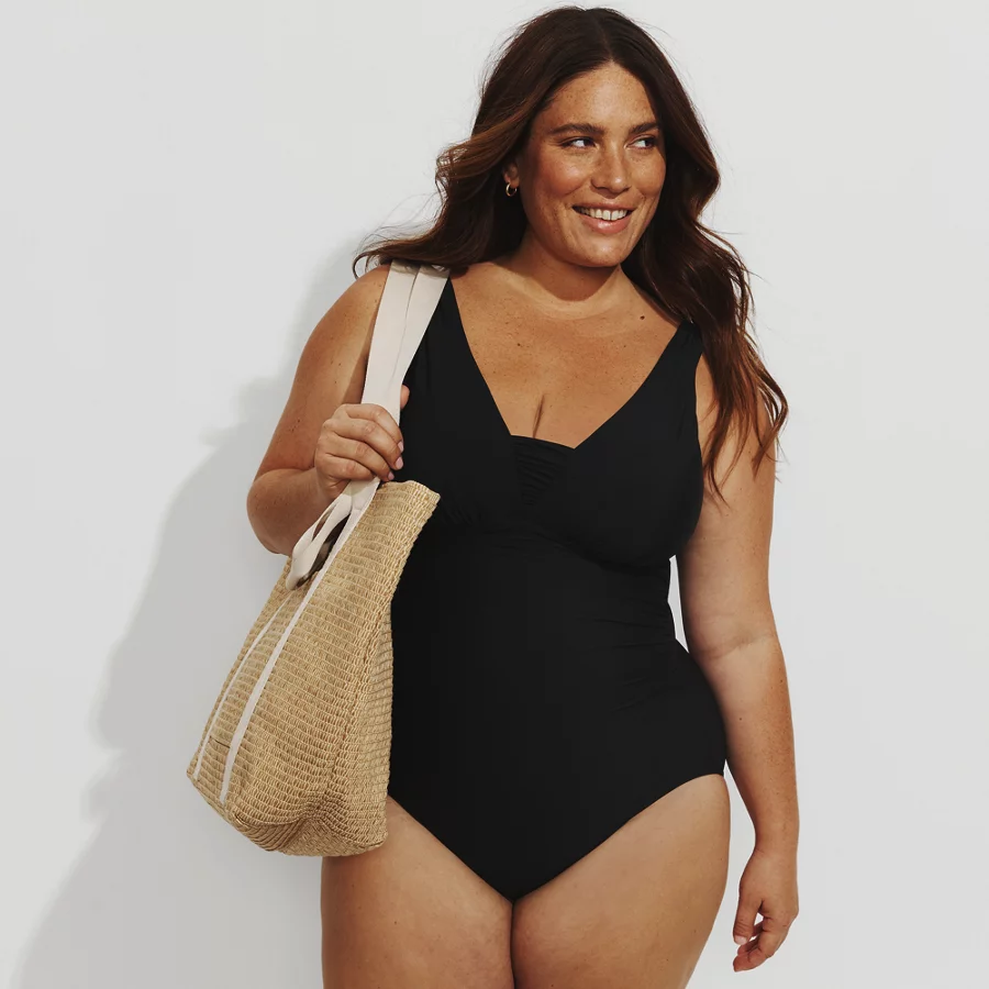 Women's Slendersuit Grecian Low Leg One Piece Swimsuit view 6