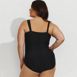 Women's Plus Size SlenderSuit Grecian Tummy Control Chlorine Resistant One Piece Swimsuit, Back