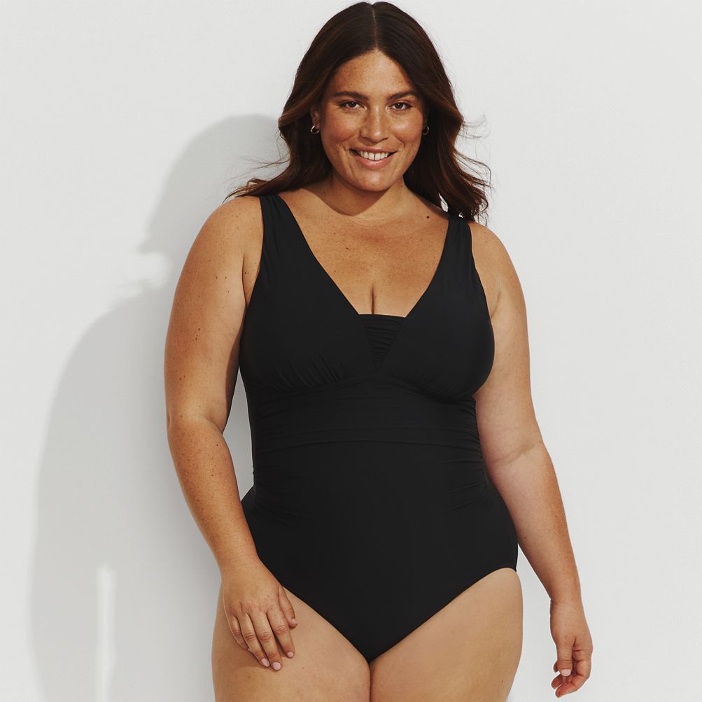 Women's SlenderSuit Grecian Low Leg One Piece Swimsuit