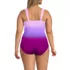 Women's Plus Size SlenderSuit Grecian Low Leg One Piece Swimsuit, Back