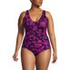 Women's Plus Size Slender Suit Grecian One Piece Swimsuit, Front