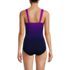 Women's Mastectomy SlenderSuit Grecian Tummy Control One Piece Swimsuit, Back
