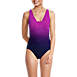 Women's DDD-Cup Slender Grecian Tummy Control Chlorine Resistant One Piece Swimsuit, Front