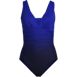 Women's Plus Size SlenderSuit Grecian Tummy Control Chlorine Resistant One Piece Swimsuit, Front