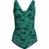 Women's SlenderSuit Grecian Low Leg One Piece Swimsuit, Front