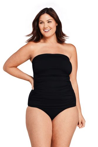 lands end plus size tankini tops