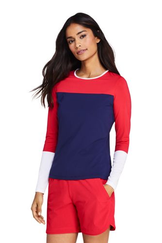 lands end swim tee rash guard