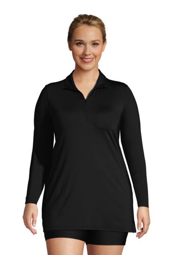 lands end plus size rash guard