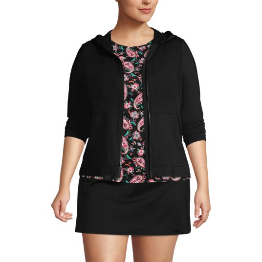 Women s Plus Size Rash Guards Lands End