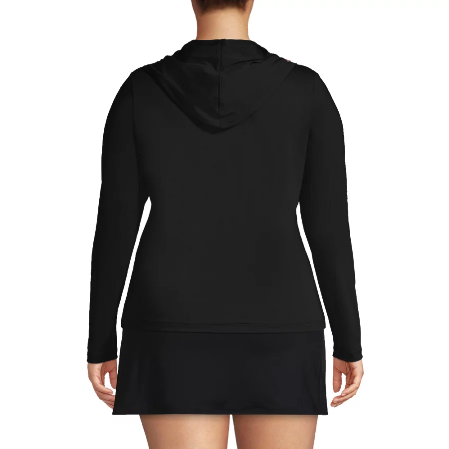 Women's Sunshade UPF 50 Hooded Zip Front Rash Guard view 1