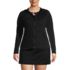 Women's Plus Size SunShade UPF 50 Long Sleeve Hooded Full Zip Rash Guard, Front