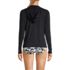 Women's SunShade UPF 50 Long Sleeve Hooded Full Zip Rash Guard, Back