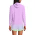 Women's SunShade UPF 50 Hooded Zip Front Rash Guard, Back