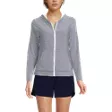 Women's Hooded Full Zip Long Sleeve Rash Guard UPF 50 Cover-up