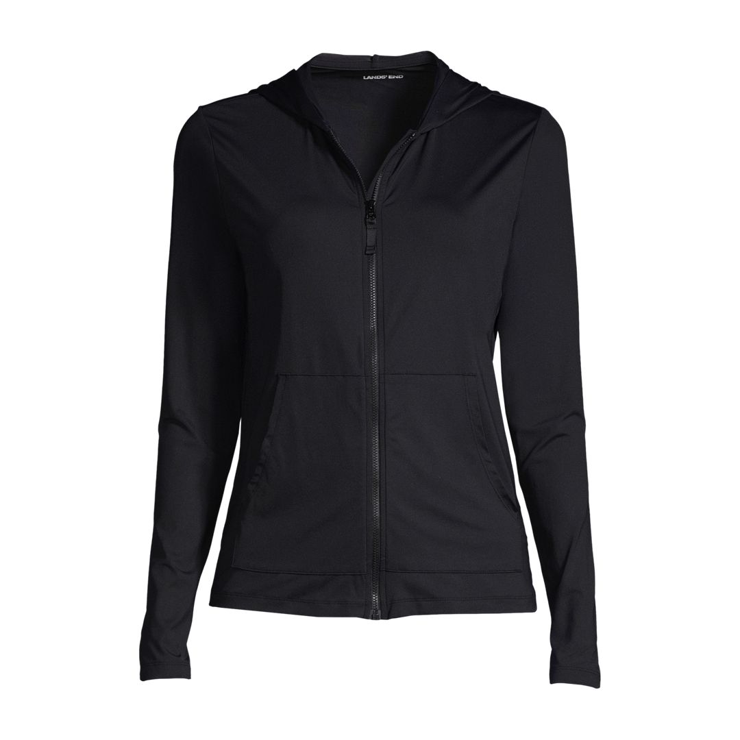 Women's Hooded Full Zip Long Sleeve Rash Guard UPF 50 Cover-up