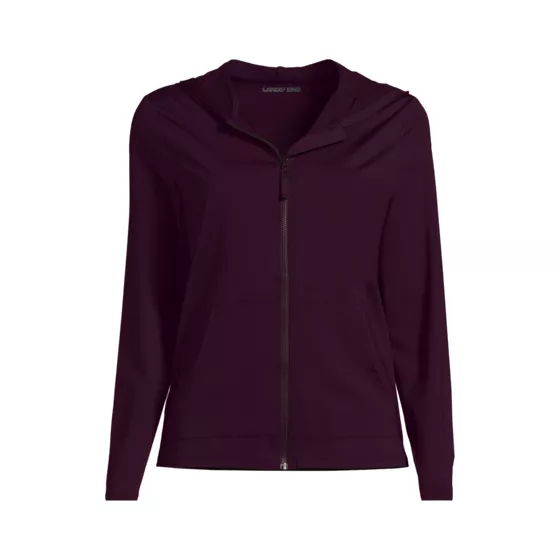 Women's SunShade UPF 50 Long Sleeve Hooded Full Zip Rash Guard - primary