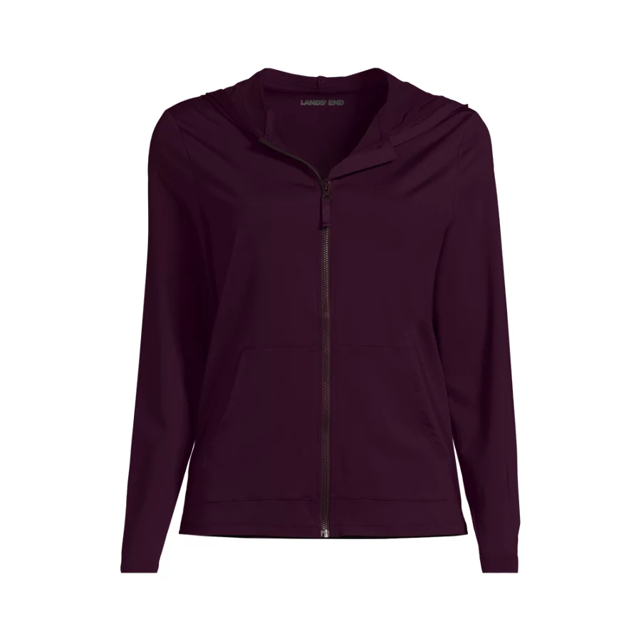 Women's Sunshade UPF 50 Long Sleeve Hooded Full Zip Rash Guard view 3