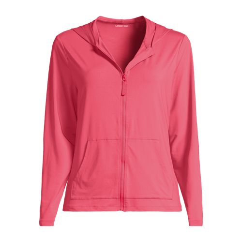 Sweat-shirt Femme Lands' End Grande Taille 2X Rose à Faux Col - Très Bon état