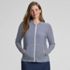 Women's SunShade UPF 50 Hooded Zip Front Rash Guard, Front