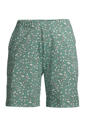 Cotton knit sport shorts lands end